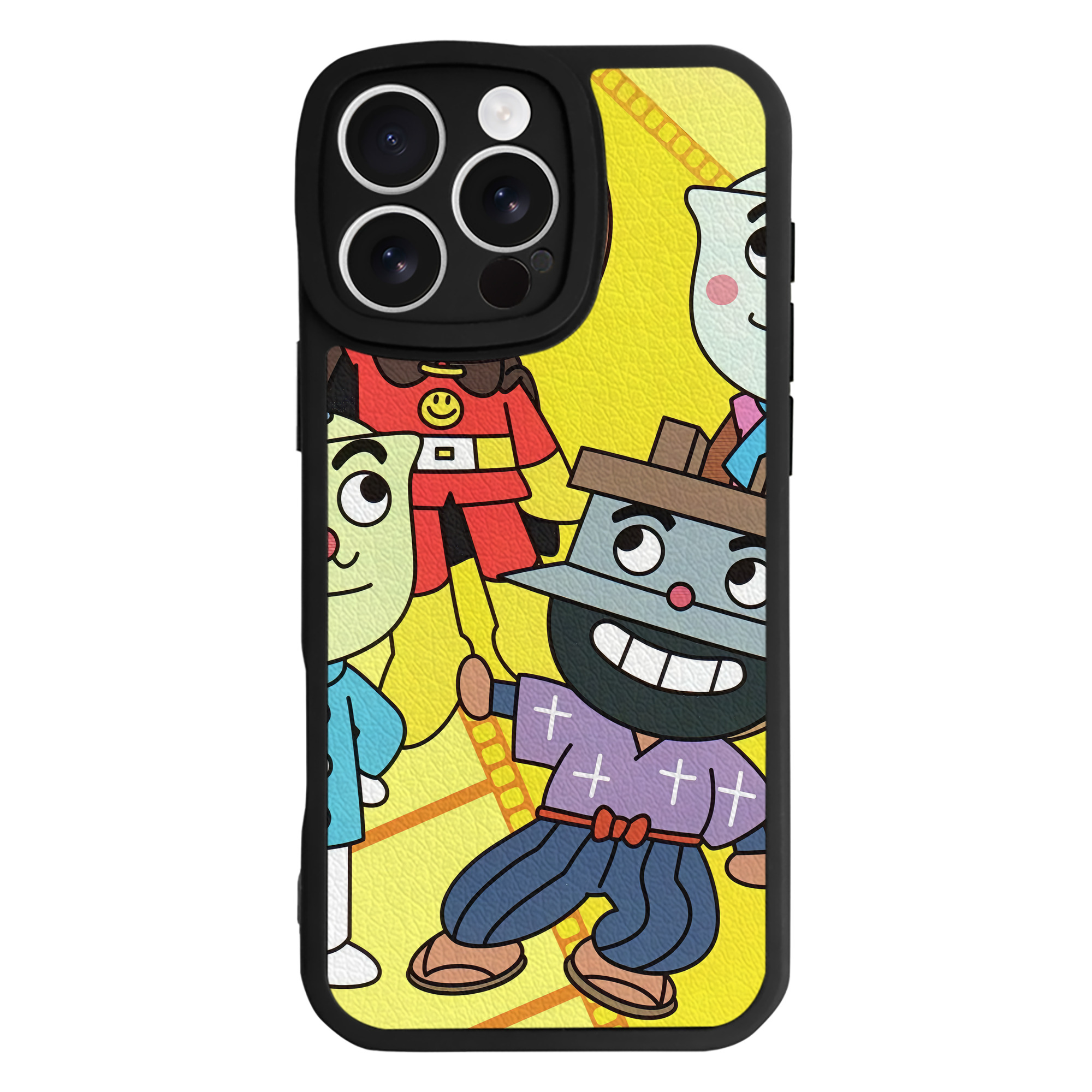 （画像用） アンパンマン Anpanman 【iPhone 16シリーズ対応】シリコンスマホケース（レザー調） 材質：シリコン